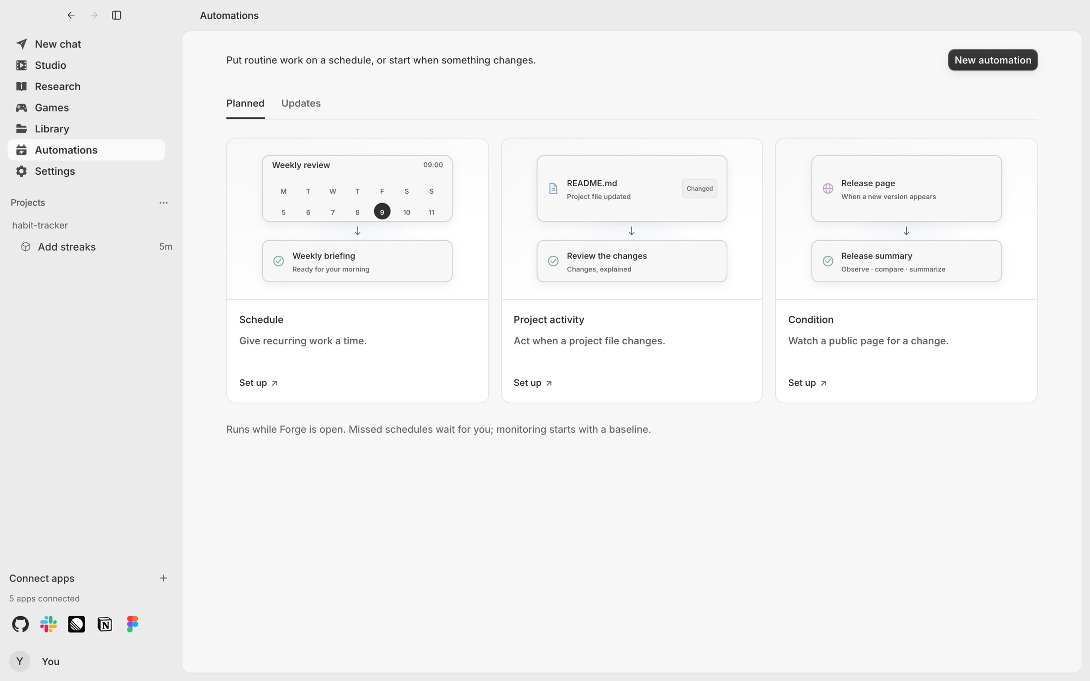 Forge: Automations